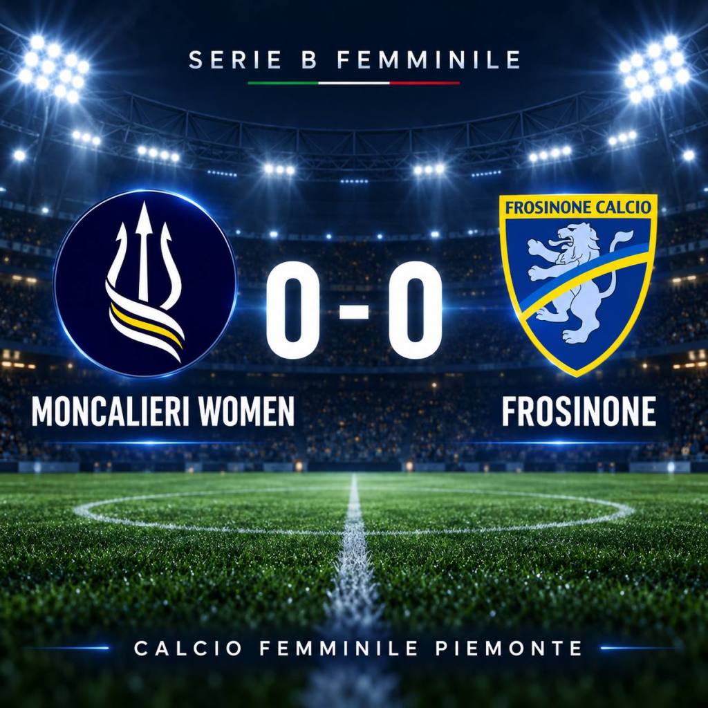 Moncalieri-Frosinone 0-0: le biancoblù restano imbattute e non subiscono&nbsp;gol